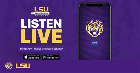 LSU sports radio network events